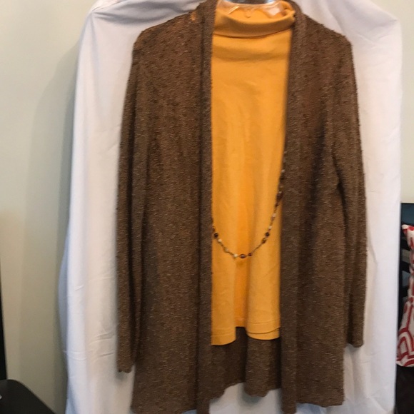 Ladies Gold Turtleneck - Picture 4 of 4